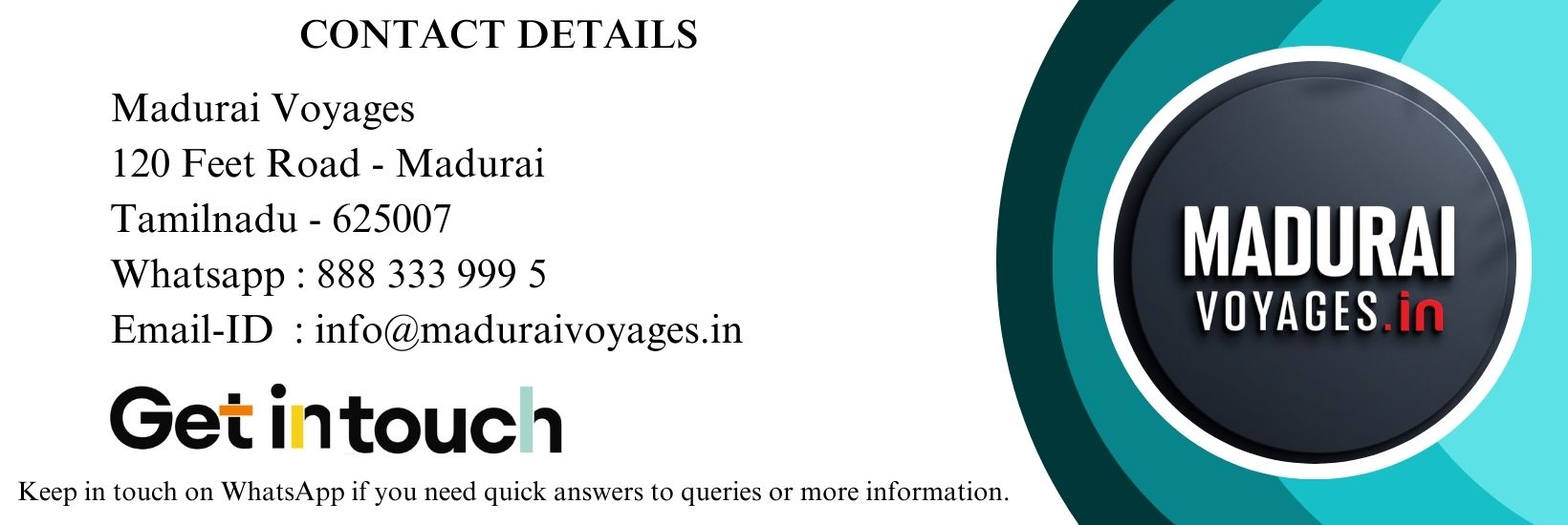 Southindia Travels Contact Information